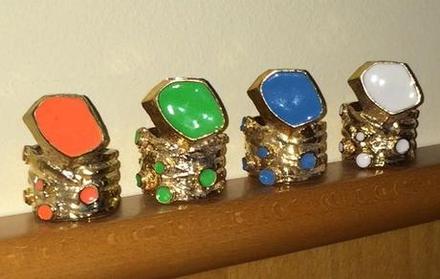 3 prstene arty - cena spolu, 