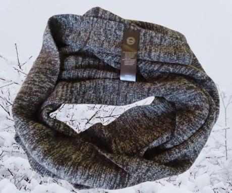 Tchibo, pletený pánsky šál, tchibo