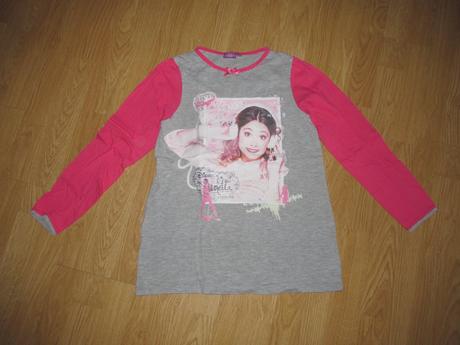 Šedé tričko s violettou v. 152/158, disney,152