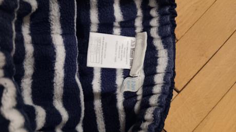 Jojo maman fleece-lined waterproof nohavice, 98