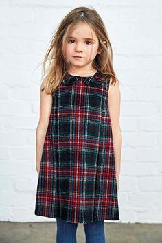 -kockované šaty next veľ. 9 - 12 mes. a, next,80