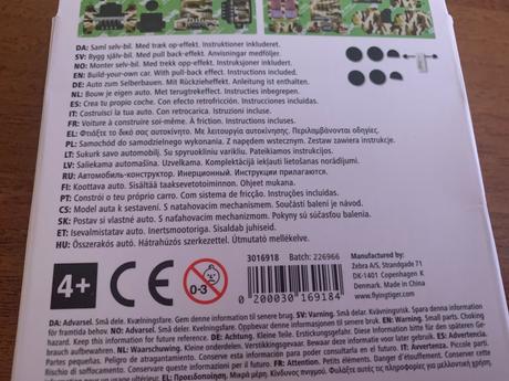 Plastový model na zlepenie,