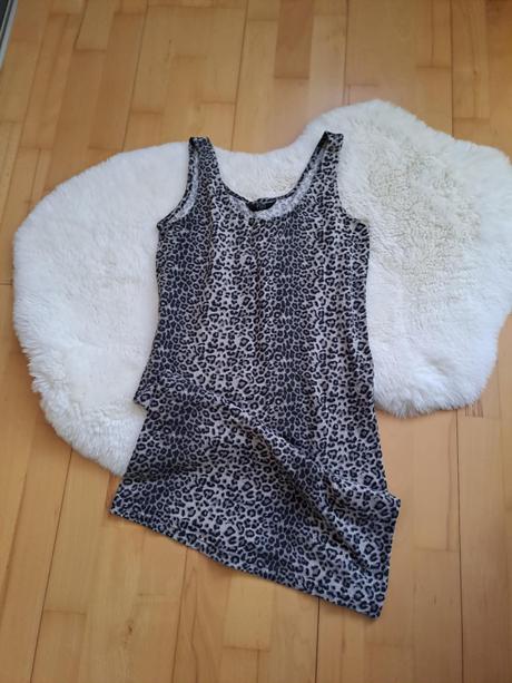 Tigrovane letné mini šaty, f&f,xs