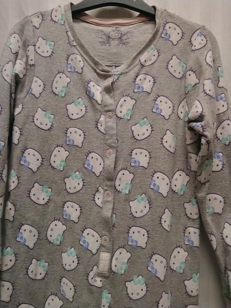 Sivý overal hello kitty, sanrio, 134-140 cm, sanrio,140