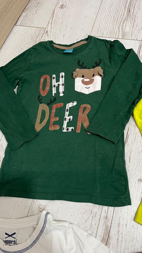 Tričko s dlhým rukavom 4ks 122, 122