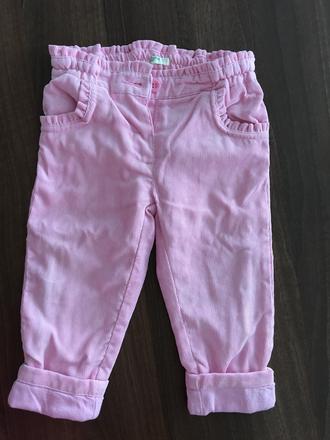 Menčestrové nohavice zn. benetton, benetton,74