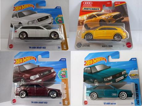 Hot wheels- 1987 audi quattro, 94 audi avant rs2, 