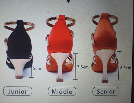 Tanečné topánky, 34 - 40