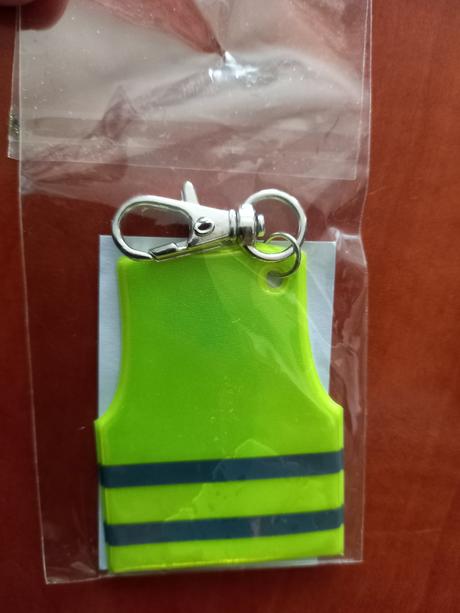 Kľúčenka reflexná vesta,