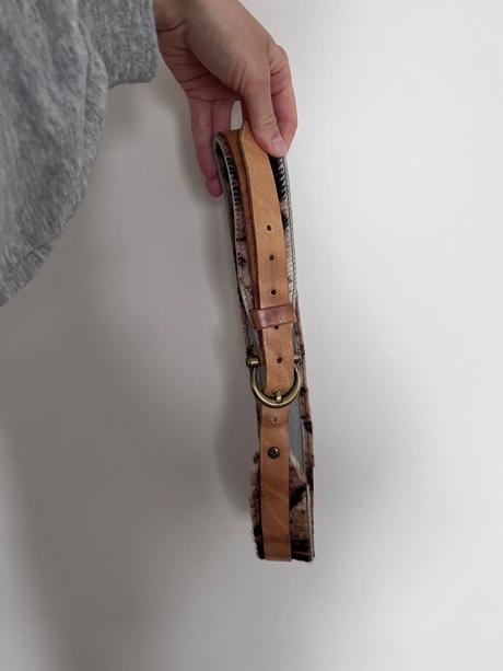 Dámsky kožený opasok, 