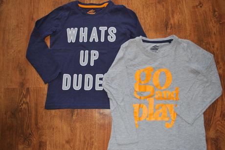 Tričká s dlhým rukávom 110/116, lupilu,110