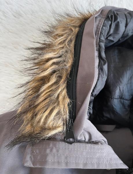 Zimná pánska bunda v tmavosivej farbe, xl
