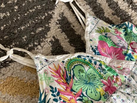 Farebné maxi šaty, h&m,128