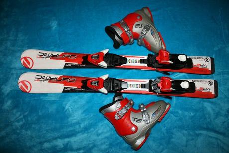 Detské lyže dynamic 90 cm , lyžiarky 29, 90-99 cm