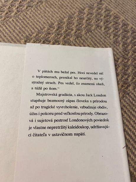 Krásna stará retro kniha biele ticho london jack,