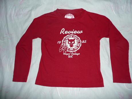 Tricko s dlhym rukavom, h&m,116