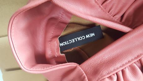 Koženková sukňa na traky, m