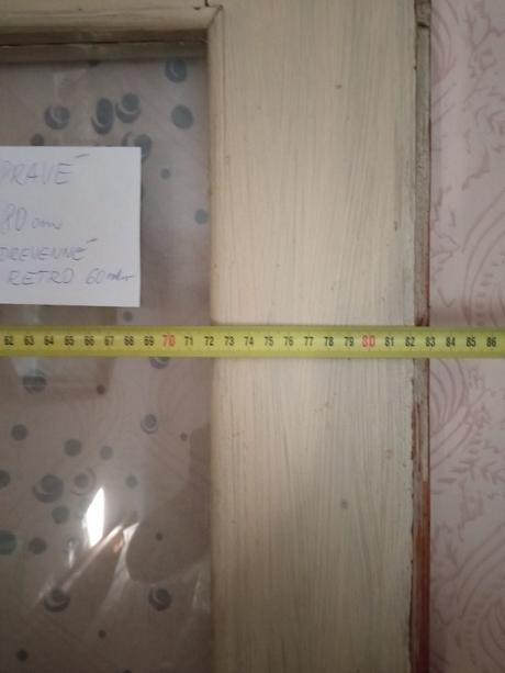 Retro drevené dvere, 