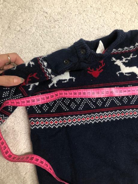 Vianočný sveter, h&m,98