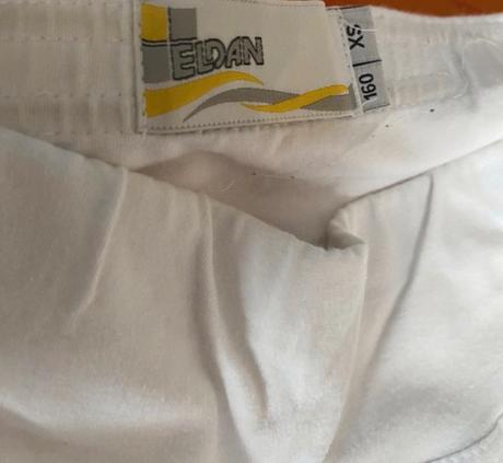 Biele zdravotnícke eldan nohavice, xs