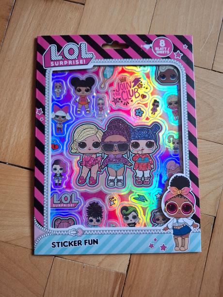 Nálepková sada lol surprise, 