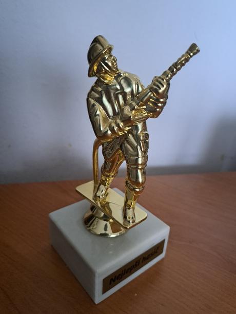 Hasič dekorácia zábavná cena, 