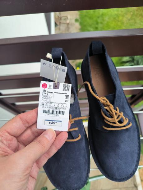 Kožené mokasiny, zara,35