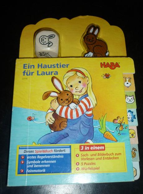 Zvieratko pre lauru - 3v1 -leporelo puzzle hra, 