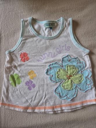 Biele tielko s nášivkou, 80