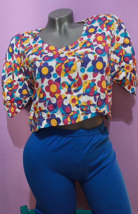 Bavlneny krop top, xl