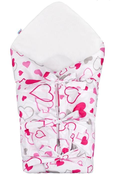 Klasická šnurovacia zavinovačka new baby ružové, 