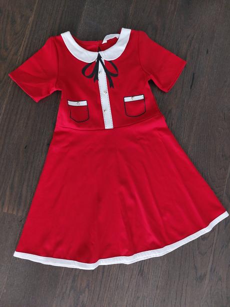 Nadherne vianocne saty efektne na fotenie 6-8r., 128