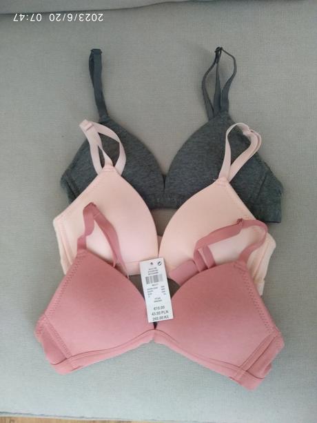 Nové  prvé podprsenky, primark,60a