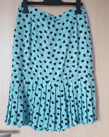 Sukňa plisovaná tyrkysová, l
