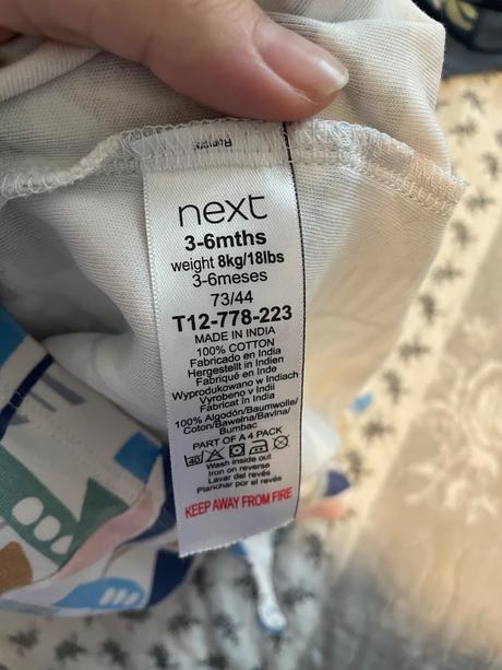 Detské kraťasové dupačky, next,68