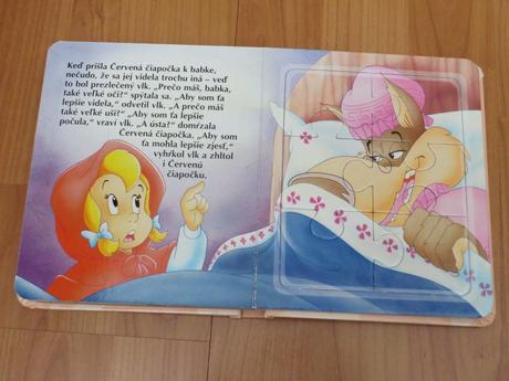Puzzle knižka - červená čiapočka - 2+, 