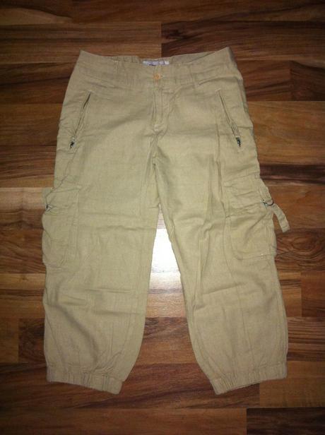 1x oblečené 3/4 nohavice, kenvelo,s