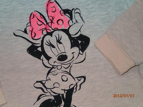 Minnie mikinka hm, h&m,104
