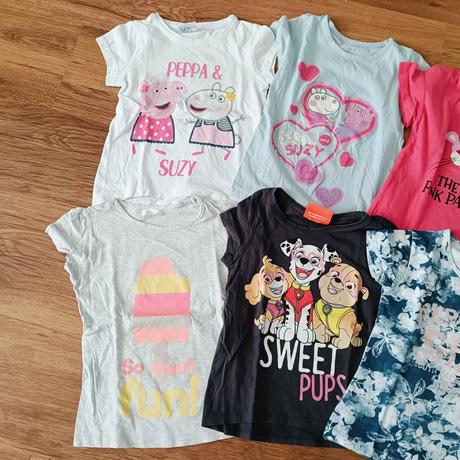 Balík triciek 110/116, 104–116