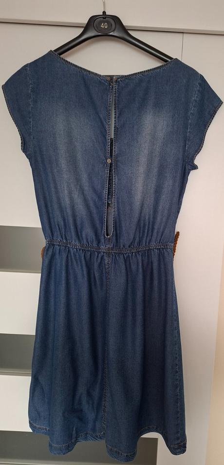 Tenké rifľové šatočky, h&m,36
