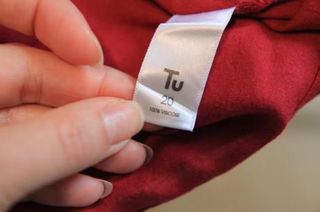 Viskózová bordová blúzka, xxl, xxl