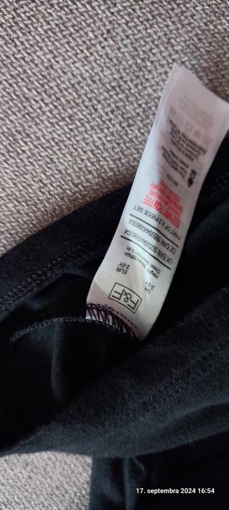 Cierne tricko dlhy rukav, f&f,92