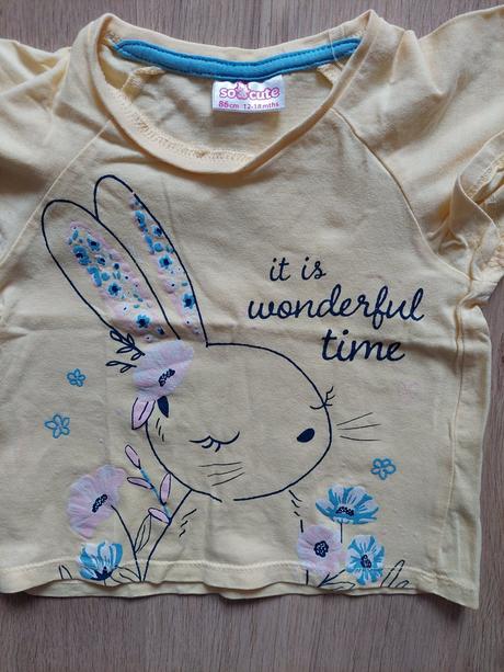 Tricko s volanikmi zajacik vel.86, pepco,86