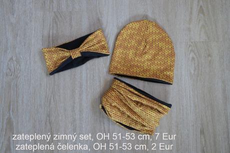 Vypredaj. zimne ciapocky, celenky, setiky, 50 - 158