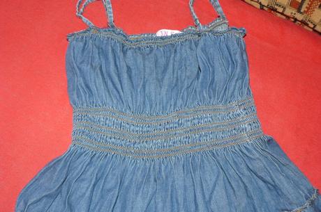 Riflové šaty-146/152-na 12 rokov, 146