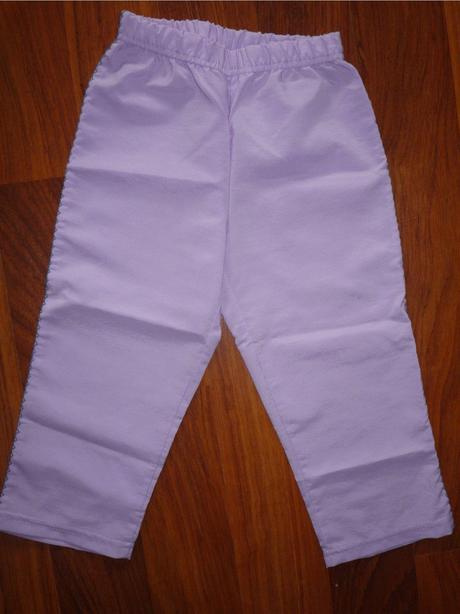 Trojštvrťové nohavice, 128