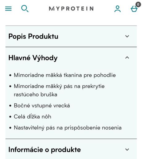 Tehotenské tepláky myprotein, l