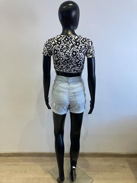 Dámsky kvetovaný crop top terranova (xs), terranova,xs