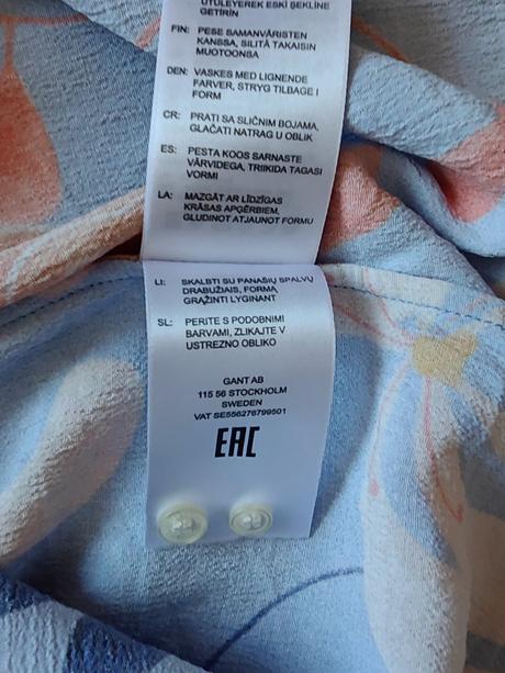 Gant originál damske vzdusne saty s/m, gant,m