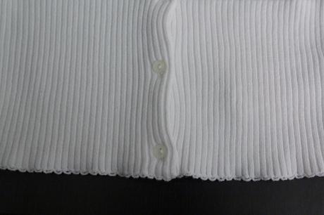 Elle svetrík, jarný, biely, ako nový, 6 mes., 68